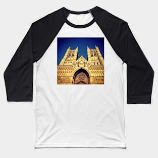 Lincoln Cathedral in Sunlight Baseball T-Shirt